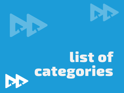 List of categories in KLIKER list-of-categories-kliker